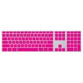 MightySkins APKEYNU-Solid Hot Pink Skin for Apple Keyboard with Numeri
