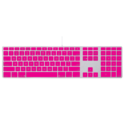 MightySkins APKEYNU-Solid Hot Pink Skin for Apple Keyboard with Numeri