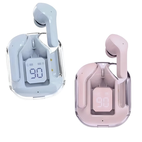 AMAN ENTERPRISES Bluetooth Earbuds Combo Pack (Blue & Pink) –
